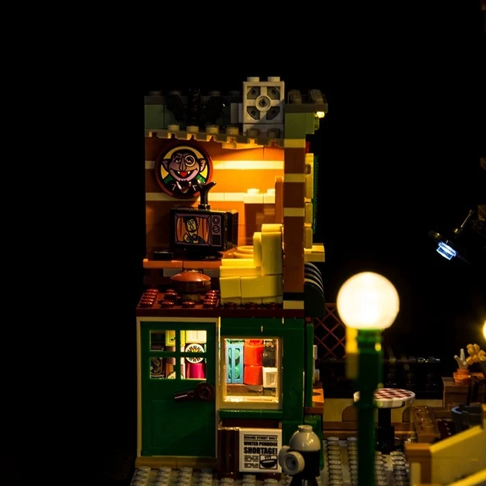 Набор светодиодного освещения, подходящий для конструктора LEGO 123 Улица Сезам 21324 (art.: 3920dbf7ee629) - 3920dbf7ee629