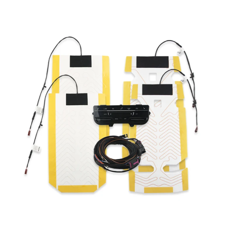 

4 шт. 1 комплект, грелка для автомобильного сиденья с подогревом для VW Golf 7 Passat B8 Tiguan MK2 T-roc Jetta, комплект обогрева переднего сиденья, панель переменного тока и кабель