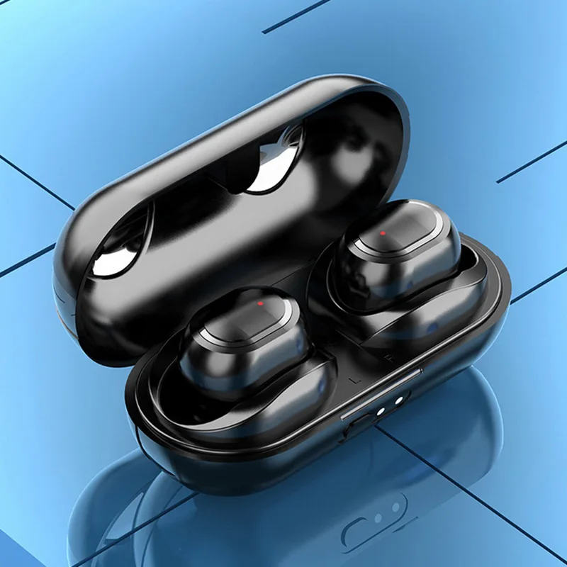 

Беспроводные наушники-вкладыши T66 TWS, спортивные наушники Bluetooth, Универсальные наушники для игр с микрофоном, зарядная коробка для всех смар...