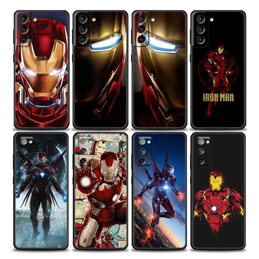 

Iron Man Phone Case for Samsung Galaxy S7 S8 S9 S10e S21 S20 Fe Plus Ultra 5G Soft Silicone