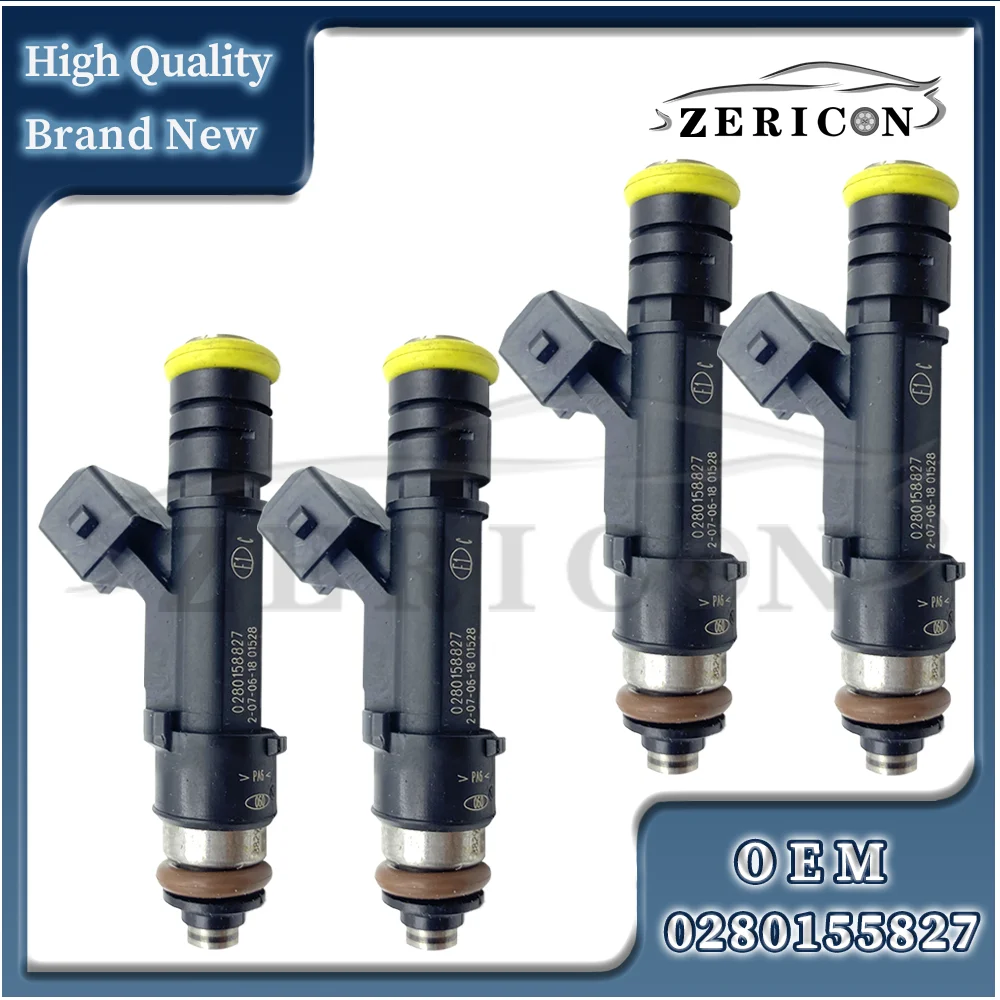 

4pcs NEW 0280158827 Natural Gas Injector Nozzle For FIAT DOBLO MAREA PANDA 1.6/1.2 For Opel Astra G Estate1.6 For Iveco