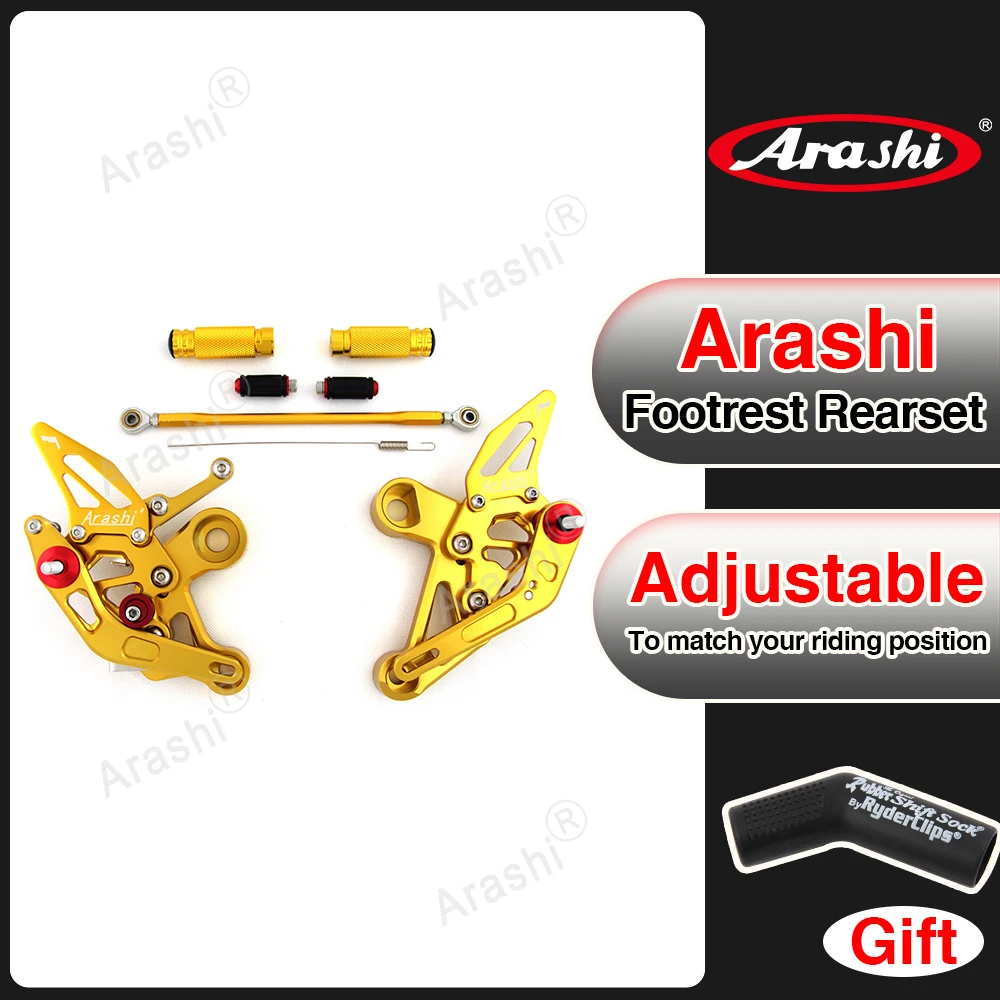 

Arashi CNC Регулируемая Задняя подставка для ног подножки для мотоцикла FJ-09 XSR900 2014 2015 2016 2017 2018 2019 2020 FJ09 GP QS Shift