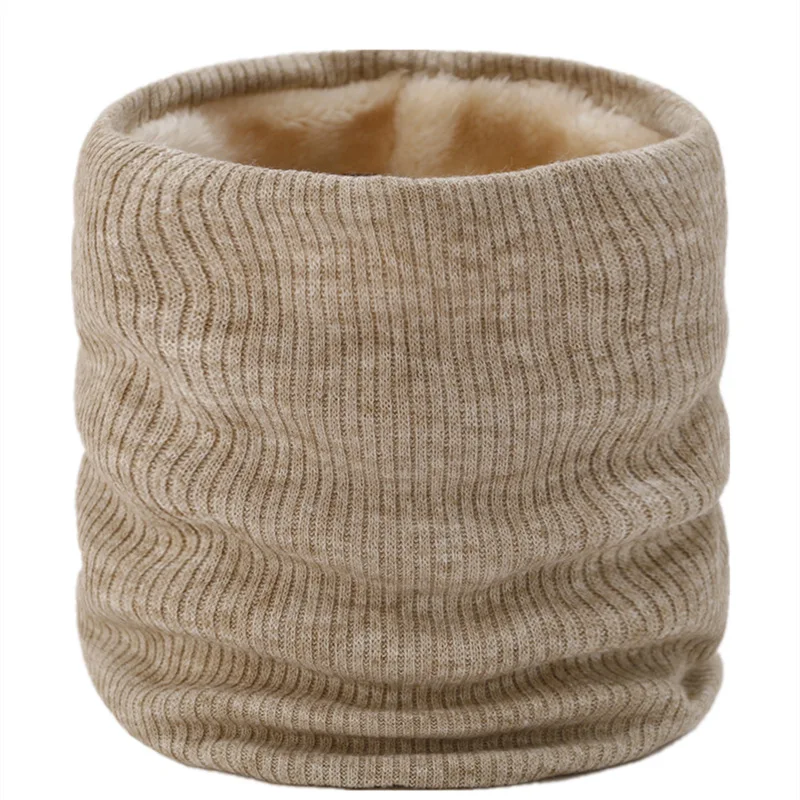 

Шарф унисекс для девочек и мужчин, модный уличный дорожный шейный платок с кольцом-кольцом для подростков, Осень-зима