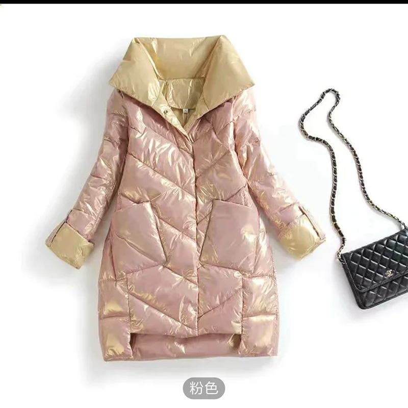 2023 New Winter Jacket High Quality stand-callor Coat Women Fashion Jackets Winter Warm Woman Clothing Casual Parkas