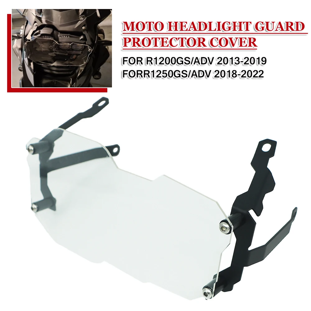 

Защита для передней фары для BMW R1250GS R1200GS ПРИКЛЮЧЕНИЯ GS R1200 R1250 2013-2021 2022 защита для передней фасветильник Мотоцикла защитная крышка