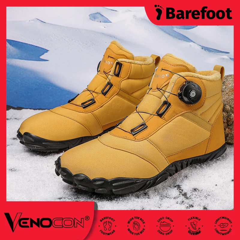 VENOCON минималистичные босоножки с широким носком мужские и женские зимние ботинки