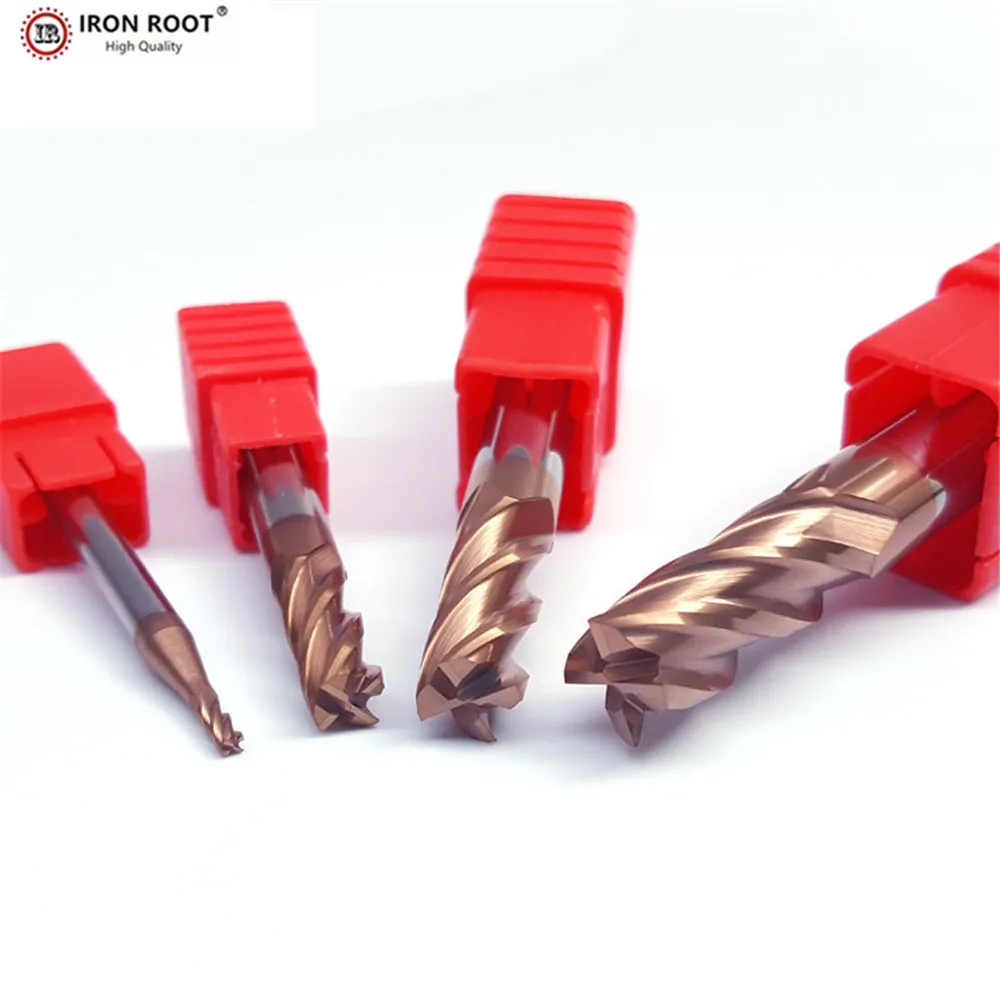 

High quality IRON ROOT Tungsten Steel Cutting Tool,HRC58,4 grooves,7mm 8mm,Carbide End Mill, CNC Milling Cutter,End Mill