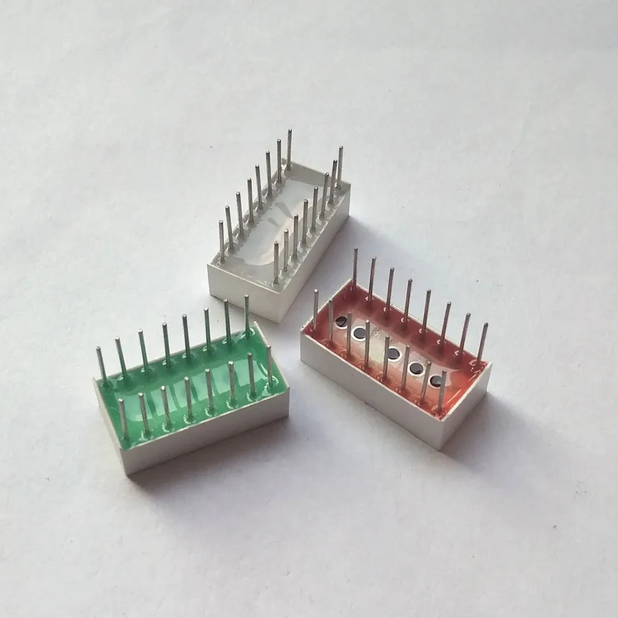 10 шт. яркий красный свет плоский дисплей модуль сделай сам Kyx-10*20r 16 контактов 10*20*6 2