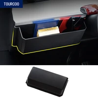 for tesla model 3 y 2021 storage box under steering wheel car modification center console storage box