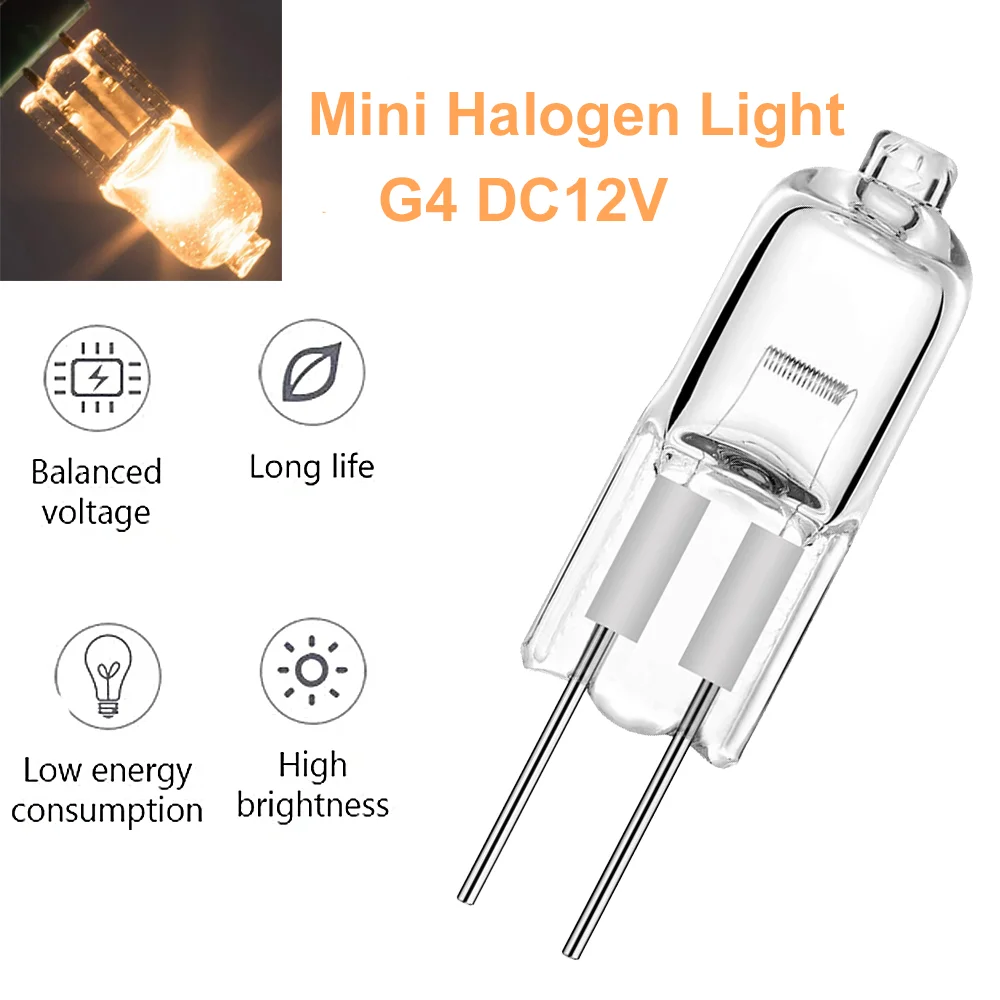

Мини галогенные лампы G4 JC DC12V 20W
