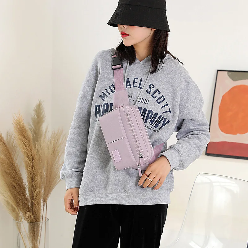 

Women Waist Bag Female Wallet Purse Casual Phone Purse Belt Pouch Nylon Travel Motorcycle Fanny Pack Banana Bag Bolsa Cintura
