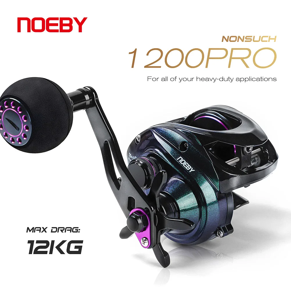 

Катушка рыболовная Noeby, 10 + 1 подшипник, макс. нагрузка 12 кг, 6,3: 1