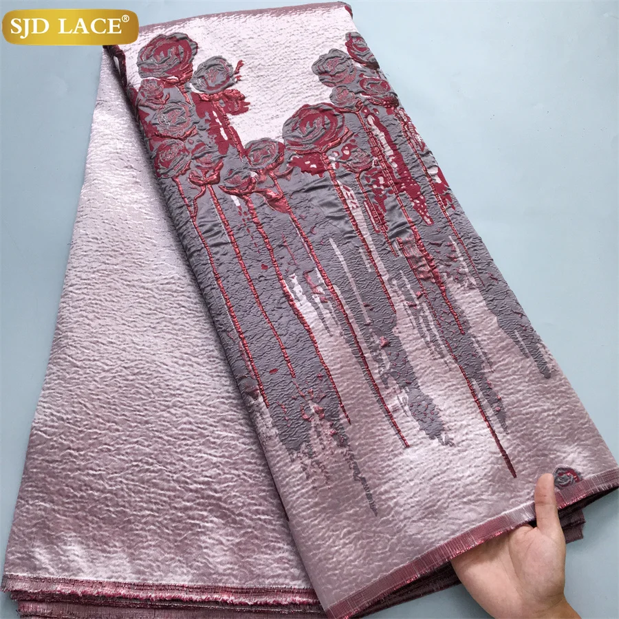 SJD LACE африканская парчовая кружевная ткань нигерийское парчовое кружево высокое
