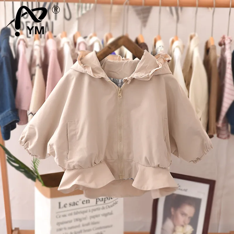 

New kids clothes girls jackets coats 2022 Spring Autumn Children Clothes Toddler Baby Girl Jacket Infantil Girls Tops Hooded Out