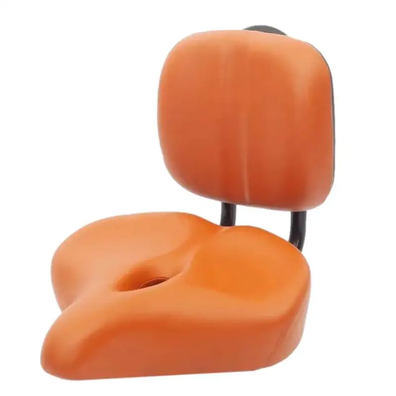 

Wide Bike Seat Ebike Passenger Seat With Back Support Oversized Bicycle Saddle With Backrest And Shock Absorbing Memory Foam