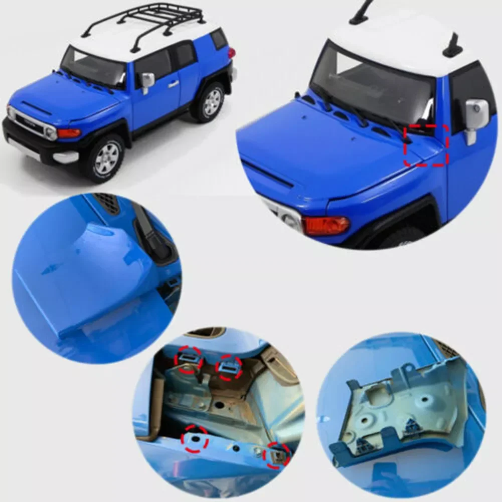 

Cowl Clip Set Auto Black For TOYOTA FJ Cruiser 2007-14 Practical