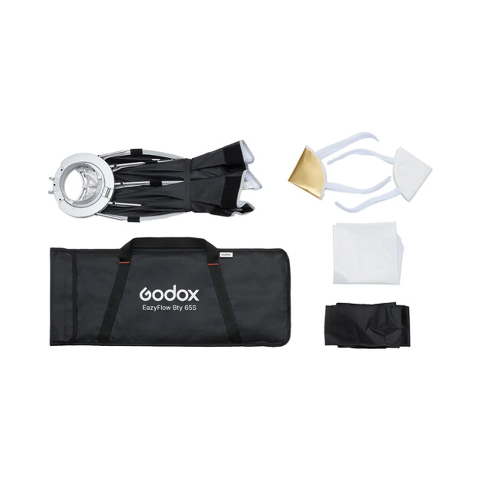 Godox EazyFlow Bty 65S65W85S85W: Оптимизирован для импульсных вспышек, создает мягкое управляемое освещение с быстрой установкой и складной конструкцией (art.: 3920dc6026e14) - 3920dc6026e14