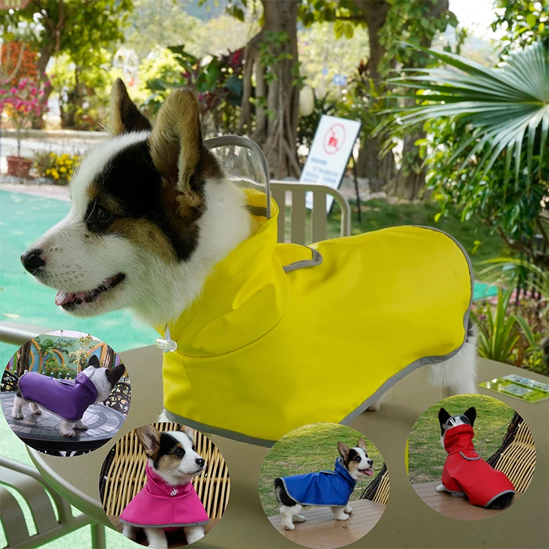 S Outdoor Breathable Pet Clothes For Dog Raincoats