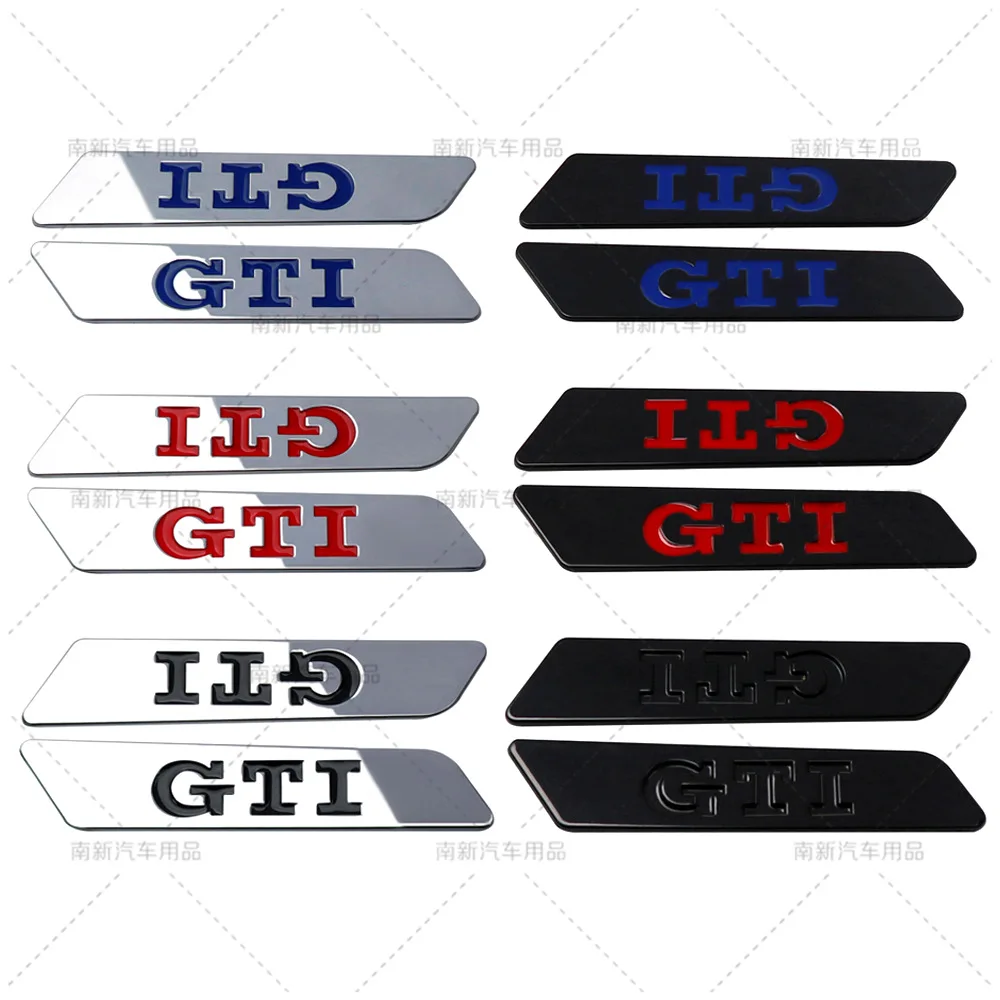 3D металлический GTD GLI GTI Rline значок бокового крыла эмблема наклейка наклейки для VW