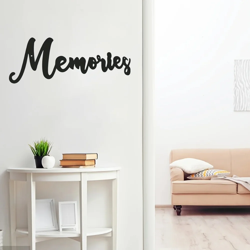 CIFBUY Настенная Художественная Наклейка С Металлическими Буквами Декоративная