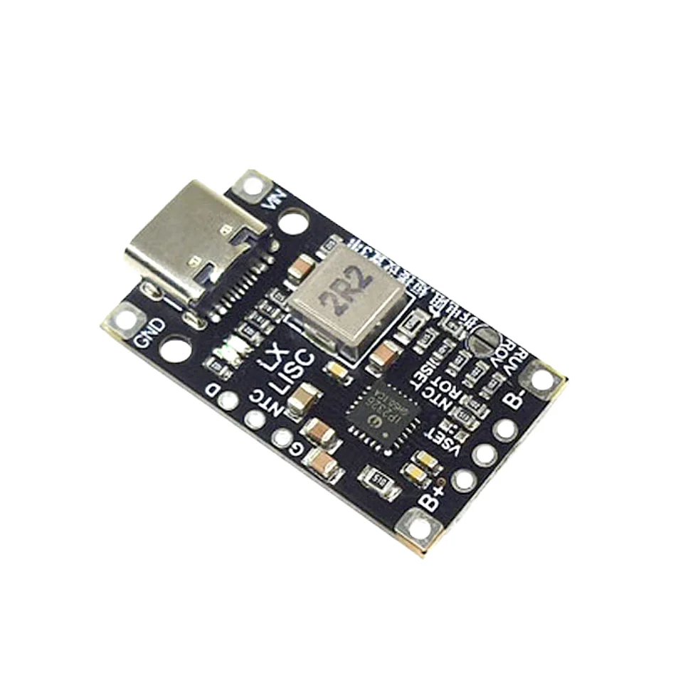 Type-C USB 2/3S BMS 15W 8.4V 12.6V 1.5A Lithium Battery Charging Boost Module With Balanced Support Fast Charge With Indicator images - 6