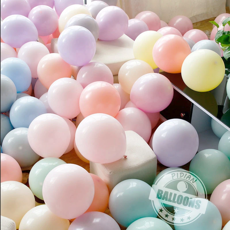 

5-36inch Balloons Pink White Blue Yellow Purple Green Orange Multicolored Latex Balloon Candy Matte Helium Ballons Direct Supply