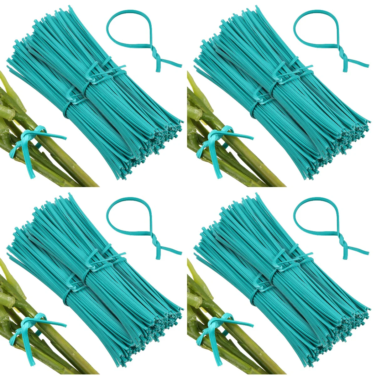 

4000 Pcs Garden Ties Twist Wires Flexible Twist Ties Support Wires Cables