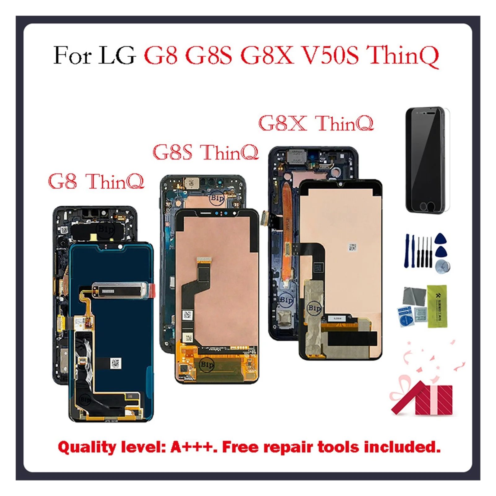 

Новый OLED-дисплей для LG G8 ThinQ G8X G8S, ЖК-дисплей с рамкой