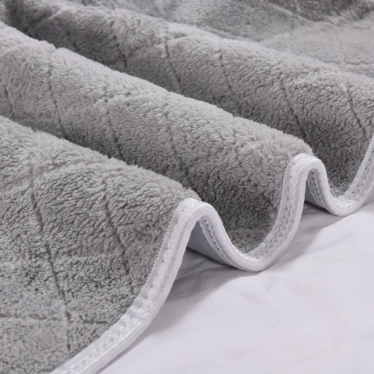 Одеяло электрическое серое 70x150 см 15-45 ℃ 70 Вт 220 В