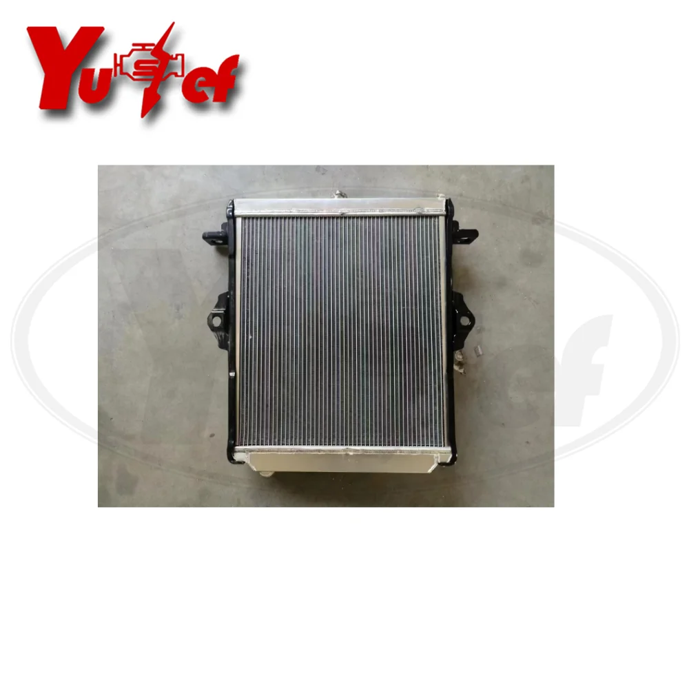 Фото Алюминиевый радиатор для Toyota Landcruiser FZJ75 FZJ78 FZJ79 4.5L MT 48мм #   16400-66060 16400-66020 №4