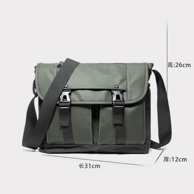 Men's PU Crossbody Bag Business Commuting Simple Postman Anti-splash Vintage Tooling Shoulder Bags сумка через плечо for мужской