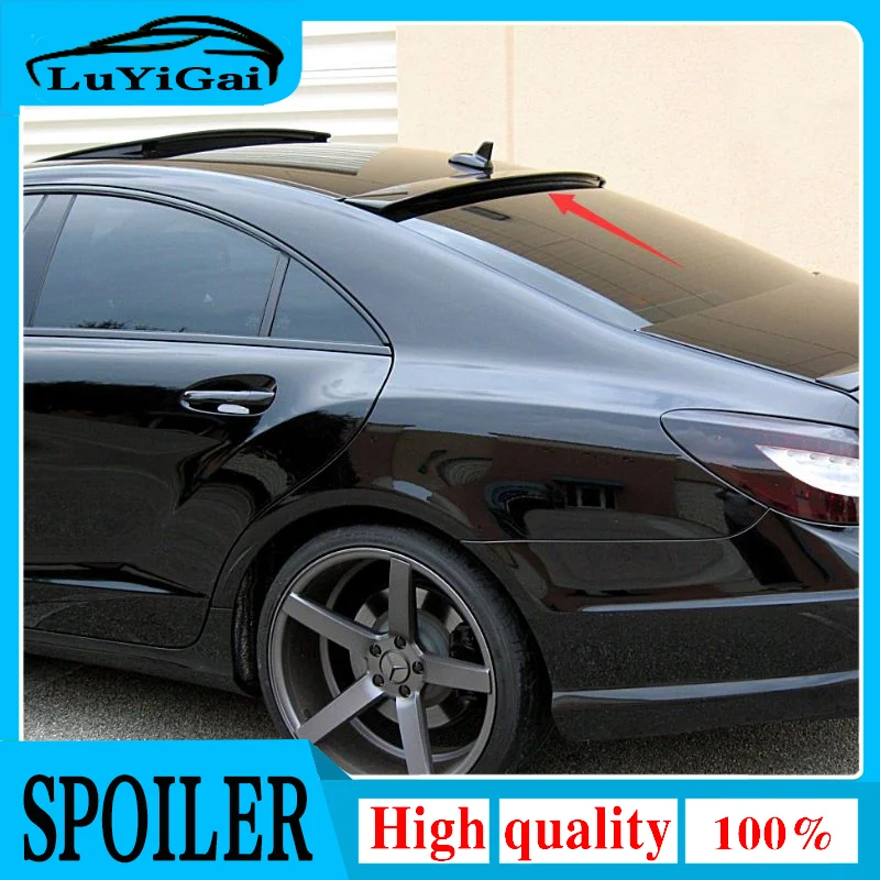 

Спойлер для Benz W218 2012-2017 W218 CLS300 CLS350 CLS63, спойлер из АБС-пластика для заднего стекла и крыши грунтового цвета