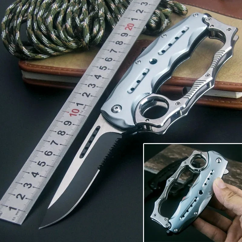 

Fold Tactical Knife Folding Pocket Knife Tools Multi Stainless Knives - Good For Hunting Camping Survival Outdoor Everyday Carry