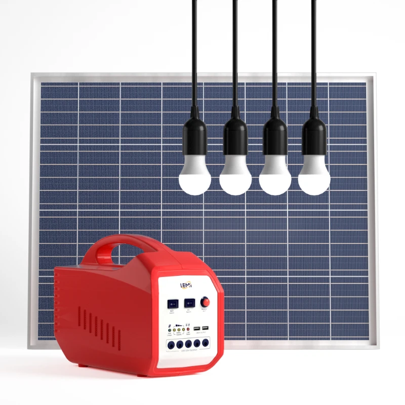 

100w solar electricity generating power home system kit
