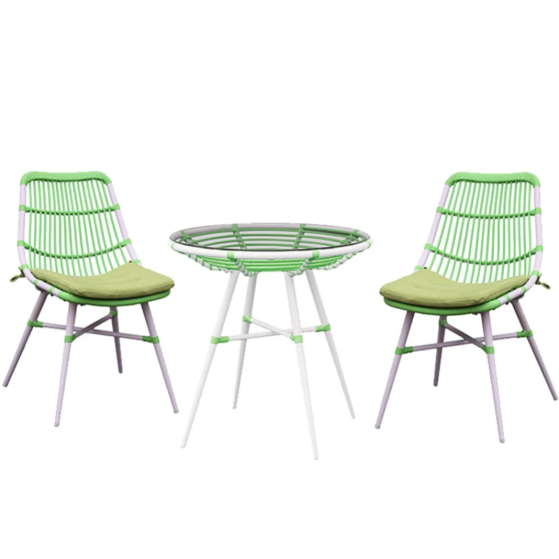 

Europe design resistant to fading synthetic rattan wicker outdoor garden patio bar table set furniture