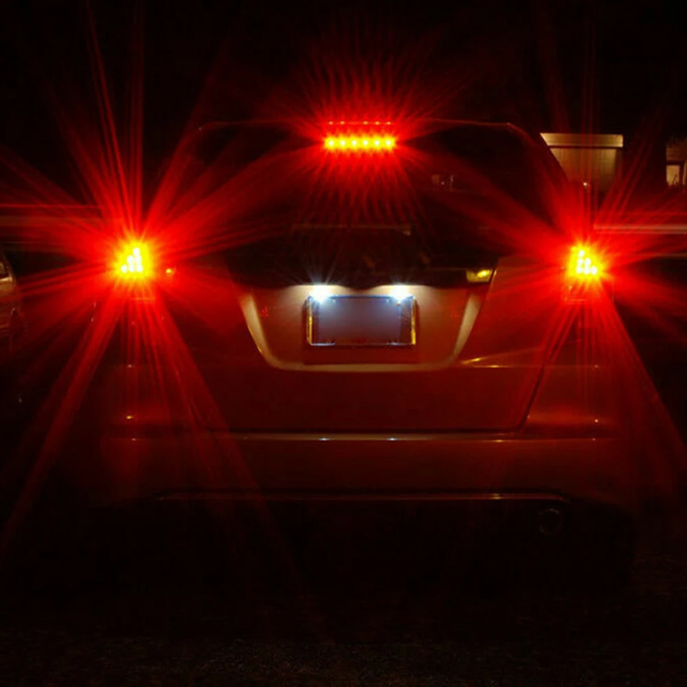 

Strobe Car lights 2pcs 7443 992A Flashing Parking Tail Light 1000K 7441