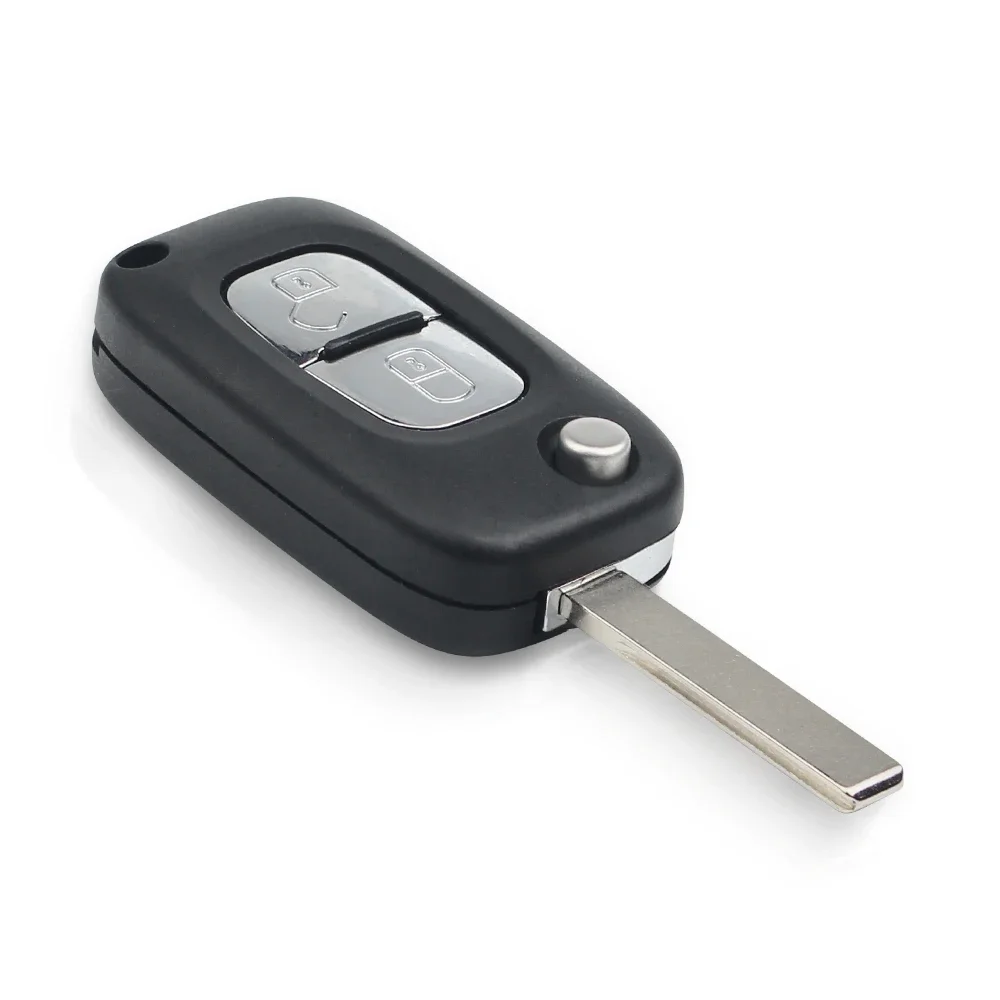 KEYYOU 5 шт. HU83 брелок с 2 кнопками модифицированный складной чехол для ключа Peugeot 206 407
