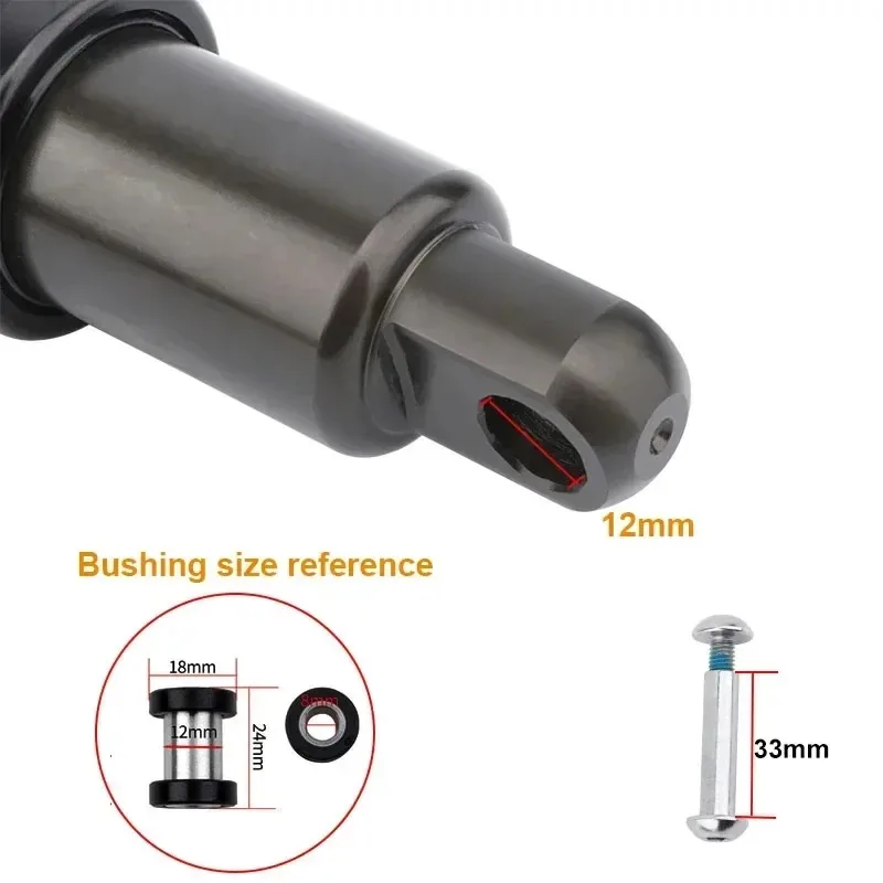 Горный велосипед амортизатор для велосипеда 125/150/165/190 мм масляная пружина