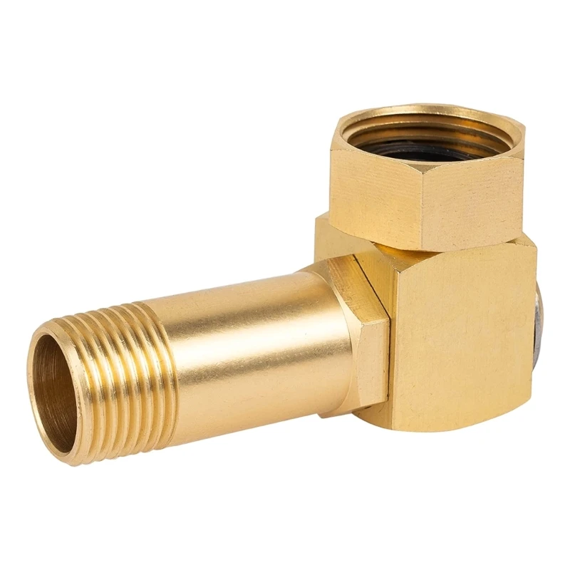 Garden Hose Reel Replacement Parts- Brass Replacement Part 1-inch GHT to 0.8in