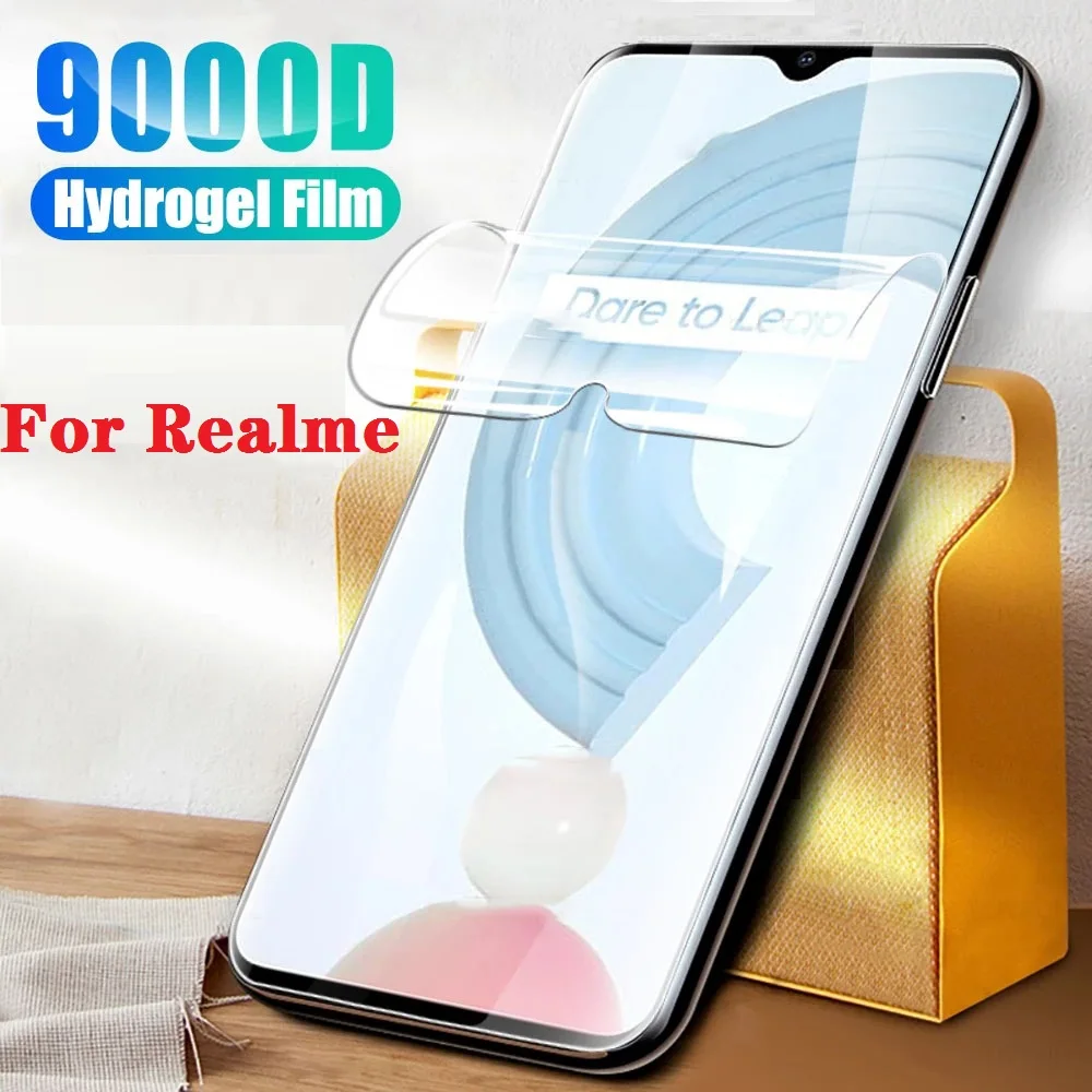 

999D Hydrogel Film For Realme C2 C3 C3i C11 C12 C15 C17 Screen Protector C20 C20A C21 C21Y C25 C25Y C30 C31 C33 C35 Not Glass