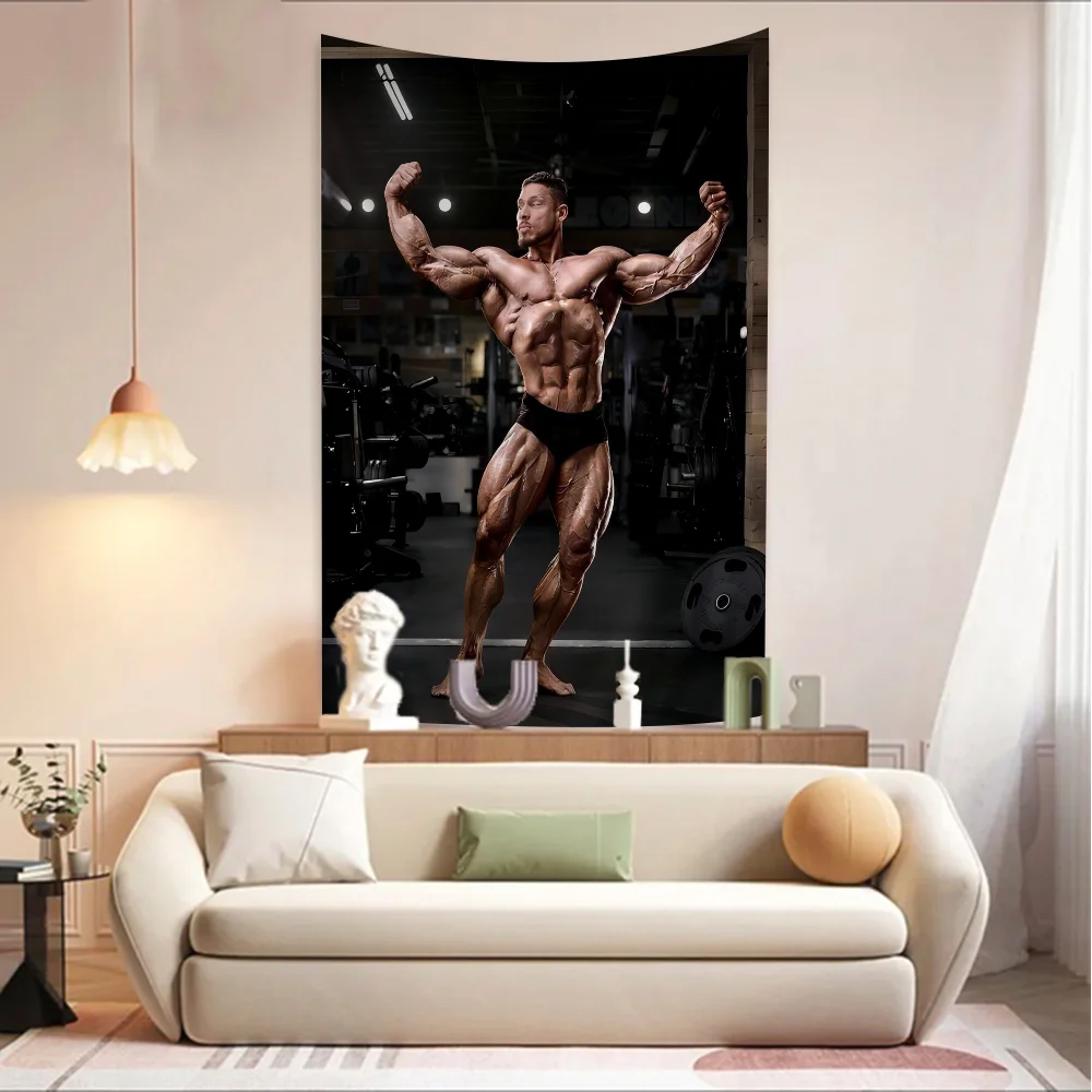 Fitness Motivation Anime Tapestry Hanging Tarot Hippie Wall Rugs Dorm Sheets