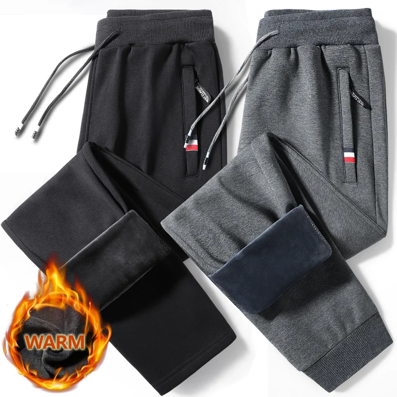 

Winter Warm Pants Men Cotton Fitness Sportswear Tracksuit Bottoms Skinny Sweatpants Trousers Track Pants Mens Joers M-8XL K340