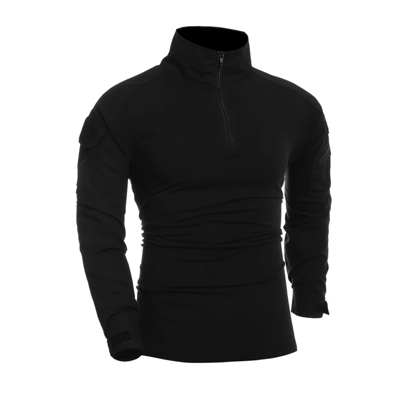 Мужская армейская рубашка с длинным рукавом в стиле милитари тактические