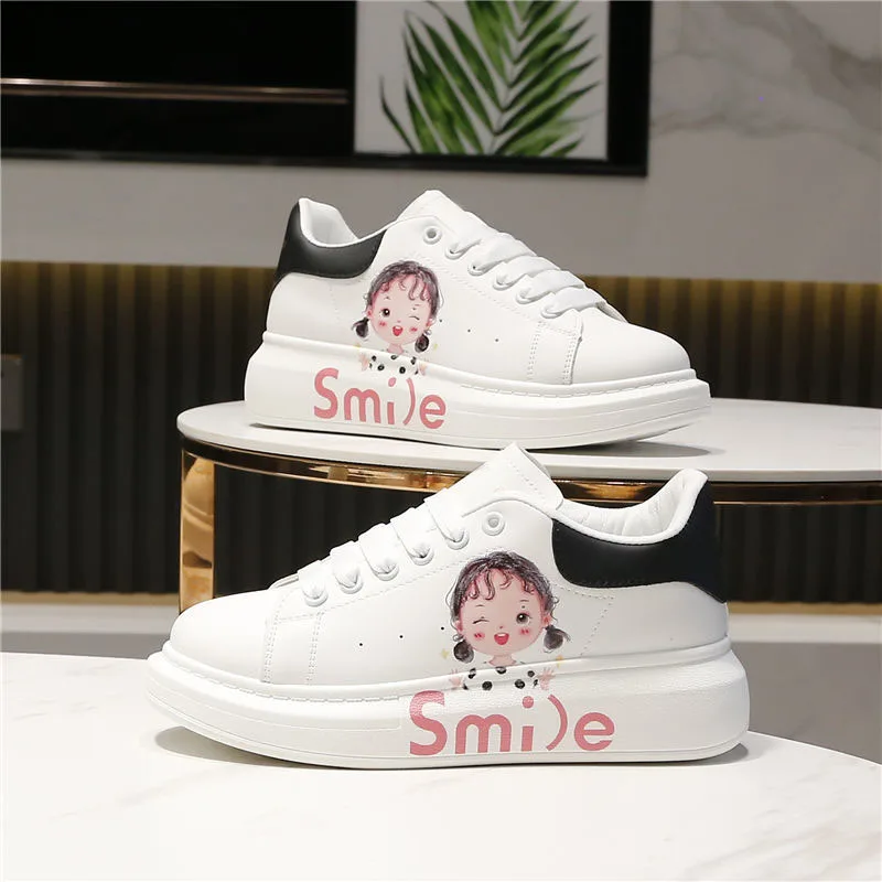 

Кроссовки унисекс из натуральной кожи, спортивная обувь на платформе, Вулканизированная подошва, роскошные брендовые, осень