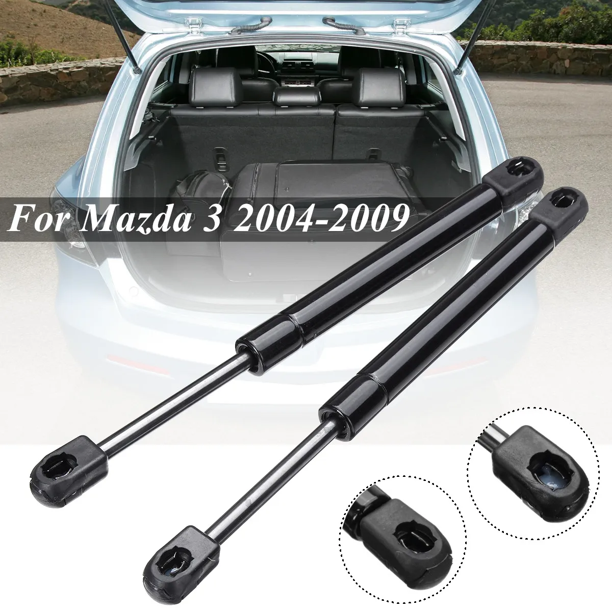 

RMAUTO 2Pcs Car Tailgate Trunk Boot Gas Spring Strut Bars Support Lift BN8W56930 For Mazda 3 2004-2009 BN8V56930 BN8W56930A