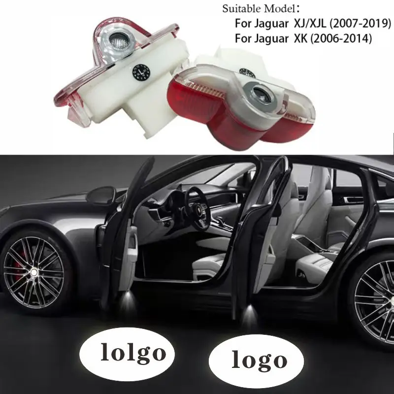 

2pcs car led logo door light welcome light laser projector ghost interior led light for Jaguar XJ/XJL(2007-2019) XK(2006-2014)