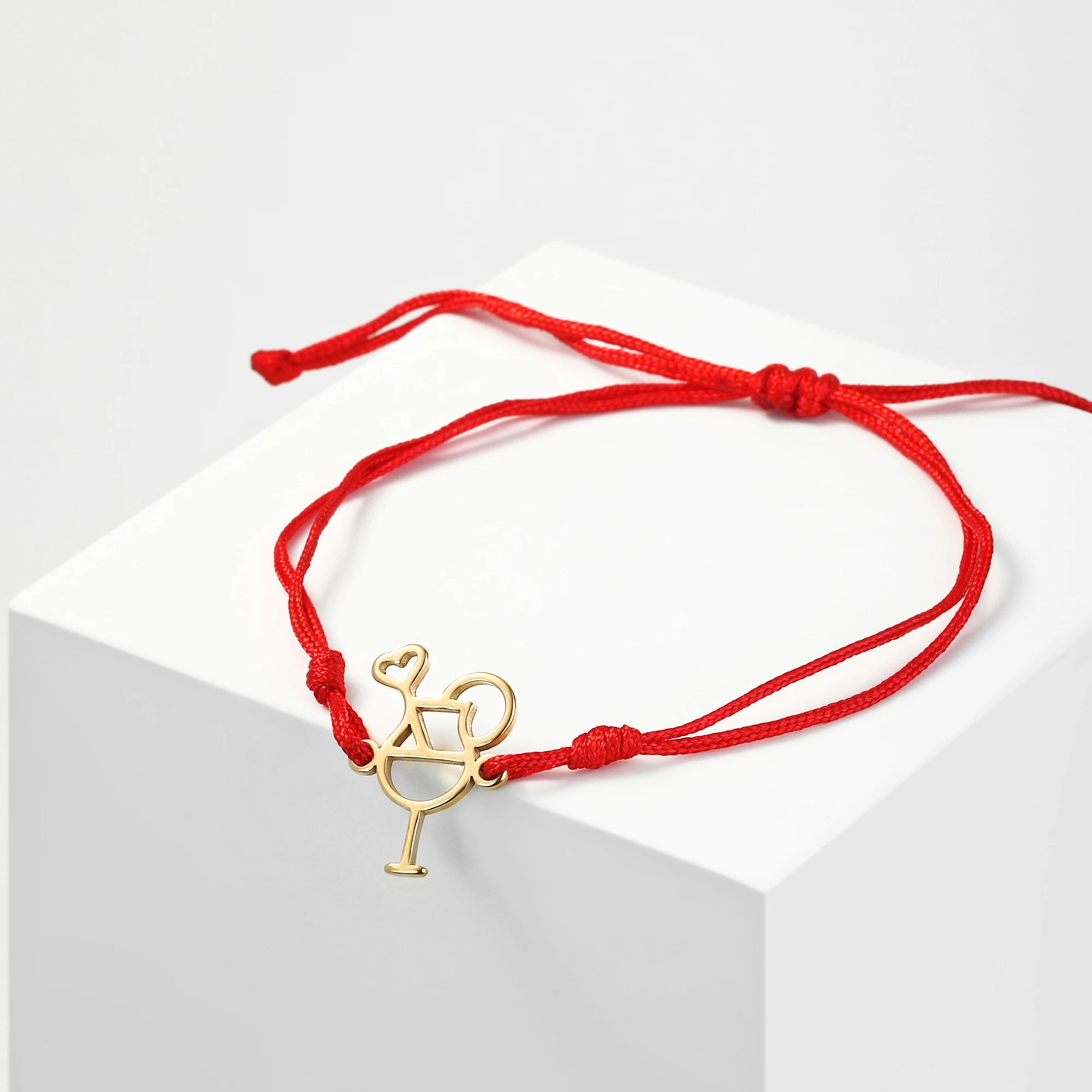 

Браслеты Amaxer из нержавеющей стали, плетеные с полым крестом черные и красные браслеты с шармами из веревки для женщин и девушек, ювелирные и...