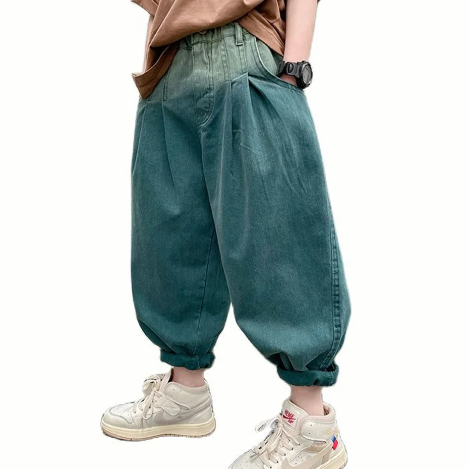 

MODX Boys Jeans Patchwork Boys Denim Pants Casual Style Kid Jeans Spring Autumn Girl Clothes 6 8 10 12 14
