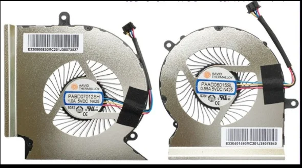 

Новый охлаждающий вентилятор для ноутбука MSI GL65 GE65 GP65 WE65 N425 N426