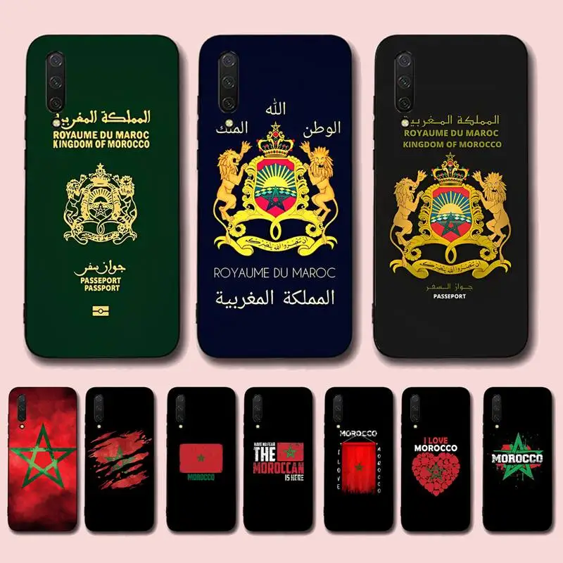 

Morocco Flag Passport Phone Case For Xiaomi Mi 5X 8 9 10 11 12 lite pro 10T PocoX3pro PocoM3 Note 10 pro lite